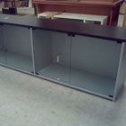 modulo 4 puertas de abrir en vidrio