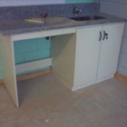 muebles de melamina blanca